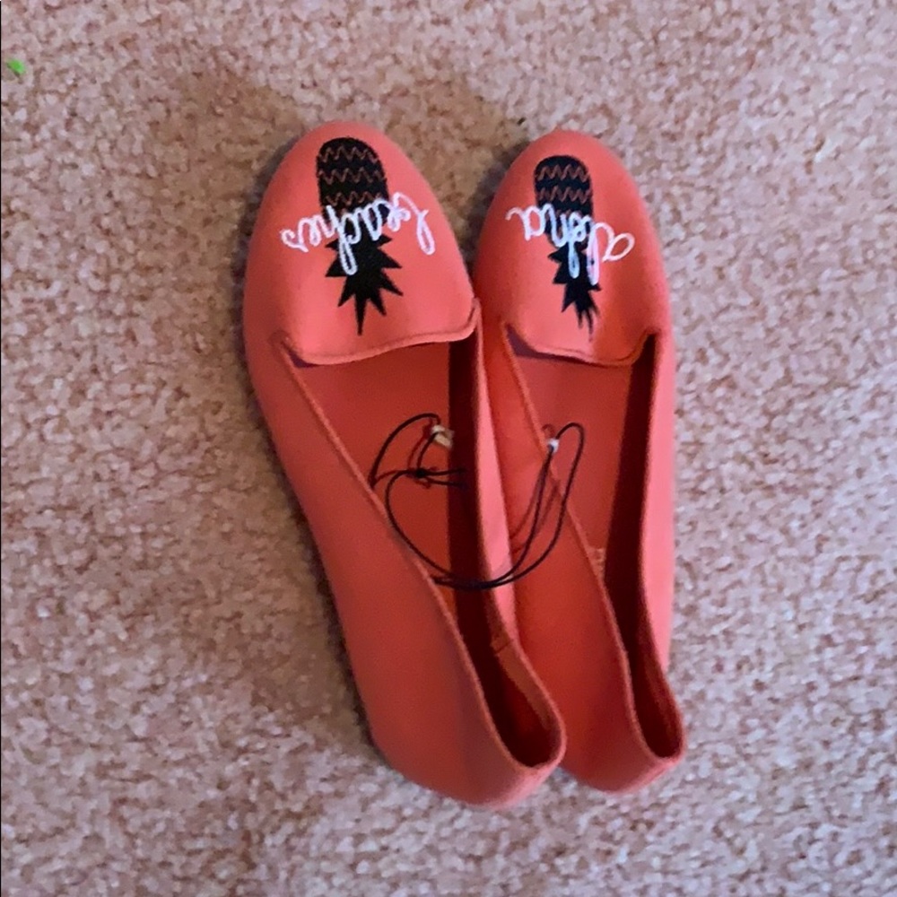 H&M Aloha Beaches coral flat sz.6